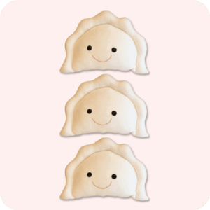 Pierogi Pillow 3PCS